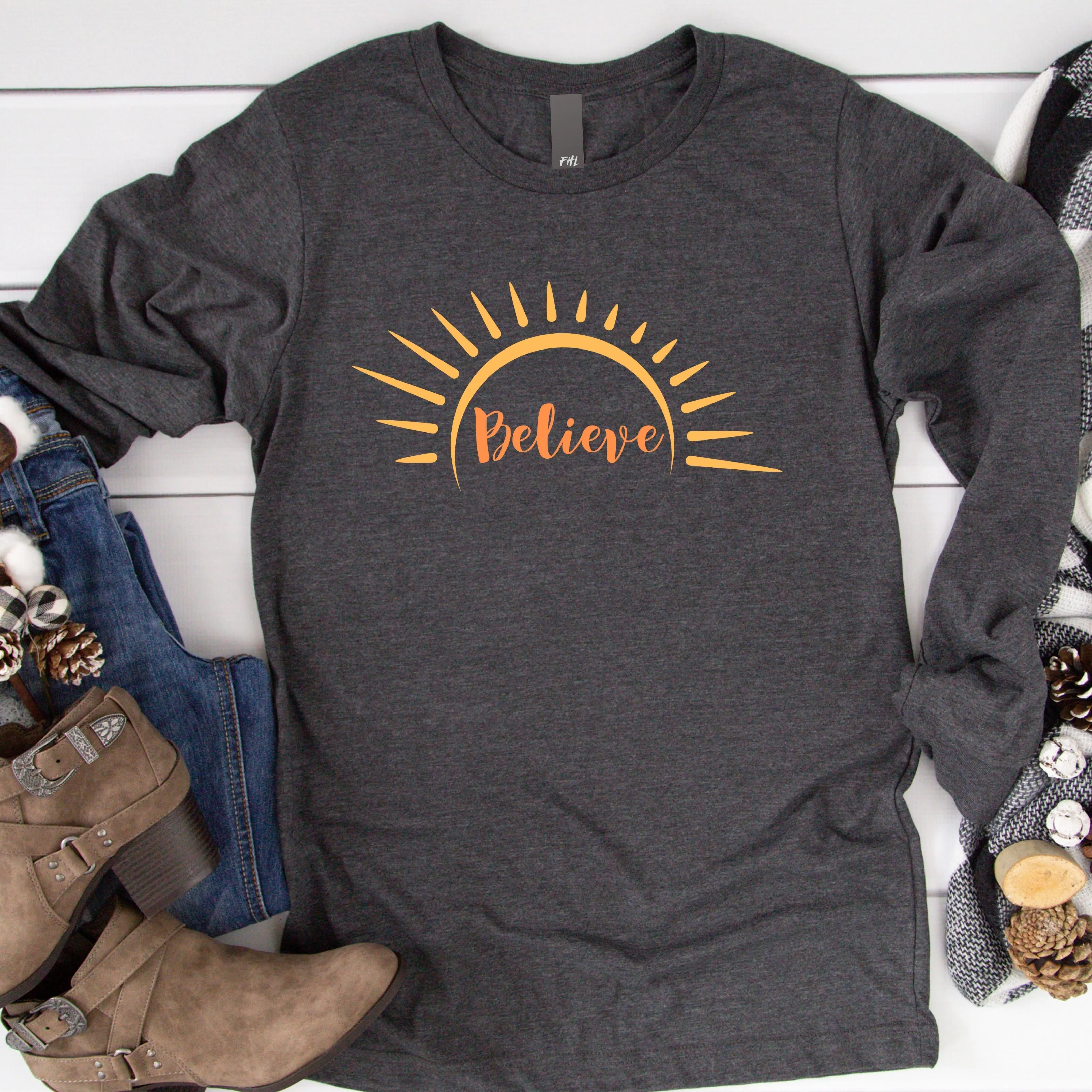 Believe Sunshine Long Sleeve Tee