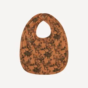 bib | caramel chicken party | organic cotton interlock