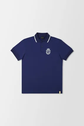 Billionaire Dark Blue SS Crest Polo