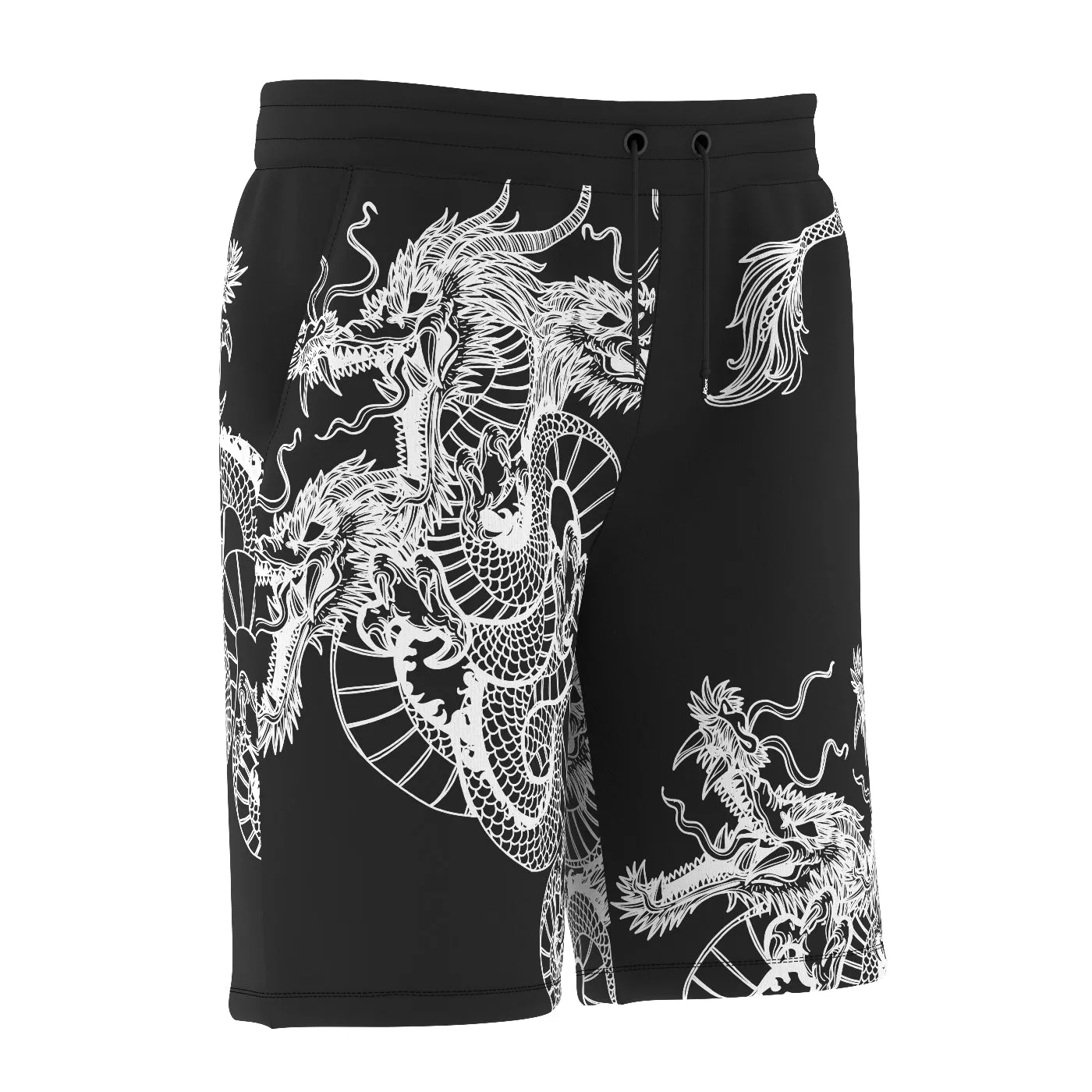 Black-N-White Dragons Shorts