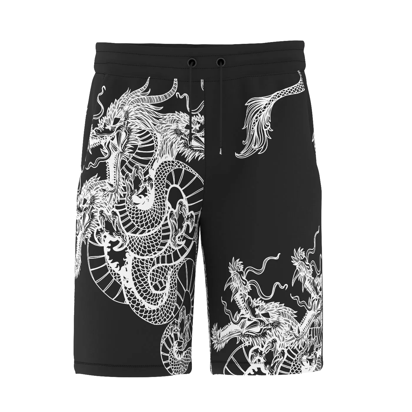 Black-N-White Dragons Shorts