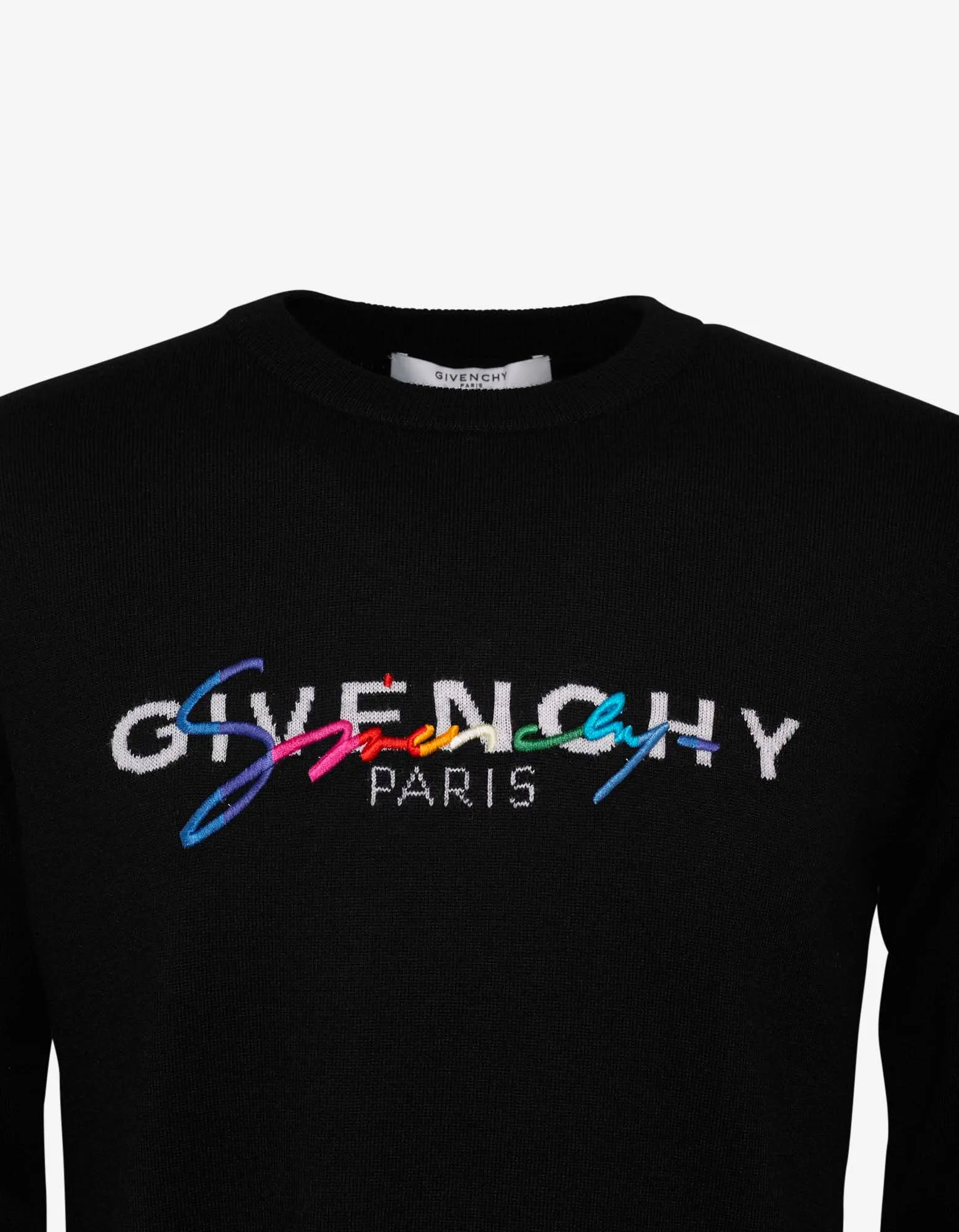 Black Rainbow Logo Sweater -