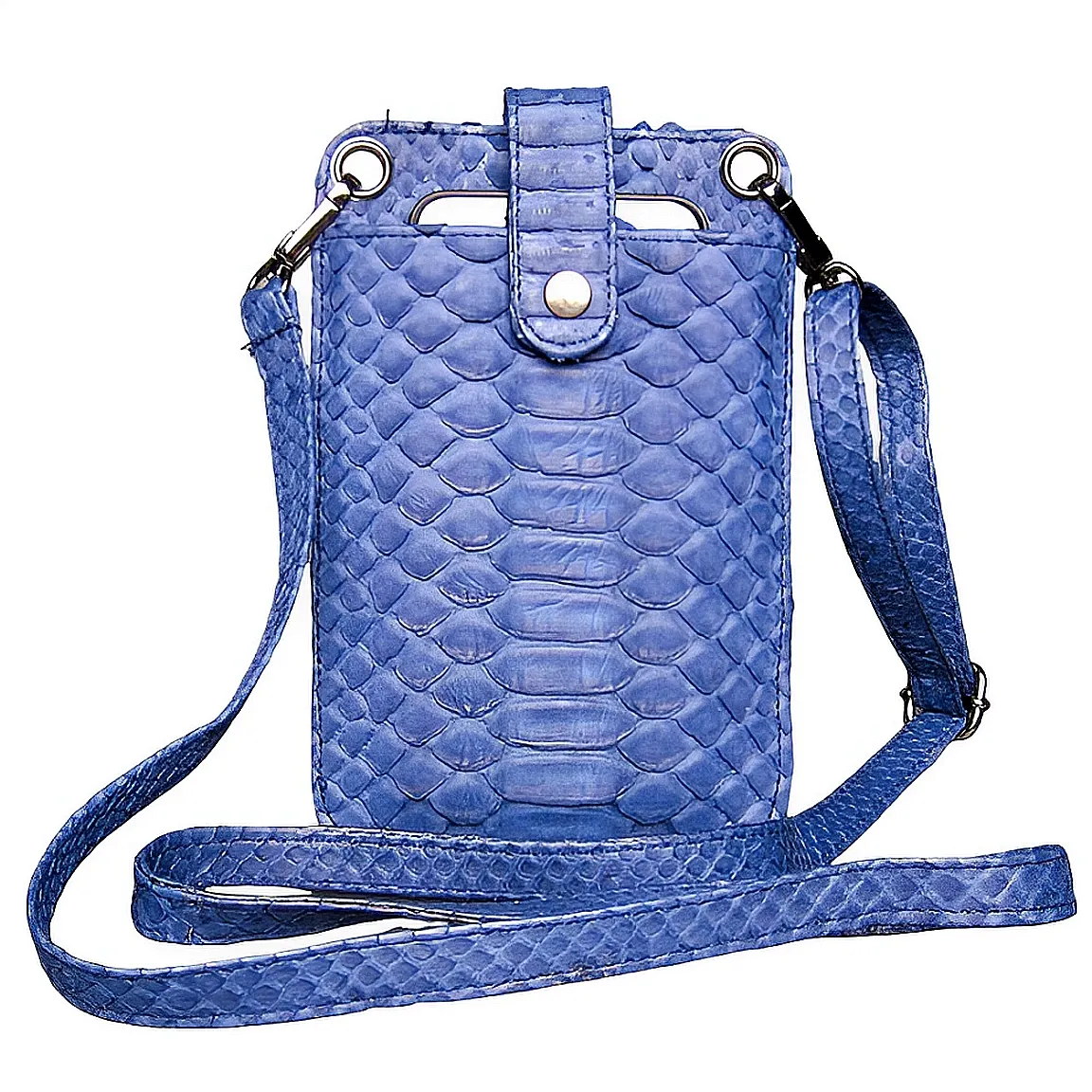 Blue Cell Phone Bag