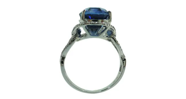 Blue Sapphire Ring 5.46ct