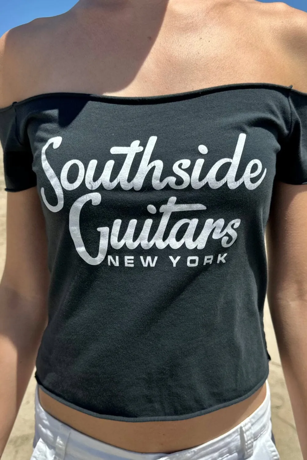 Bonnie Southside Guitars Crop Top