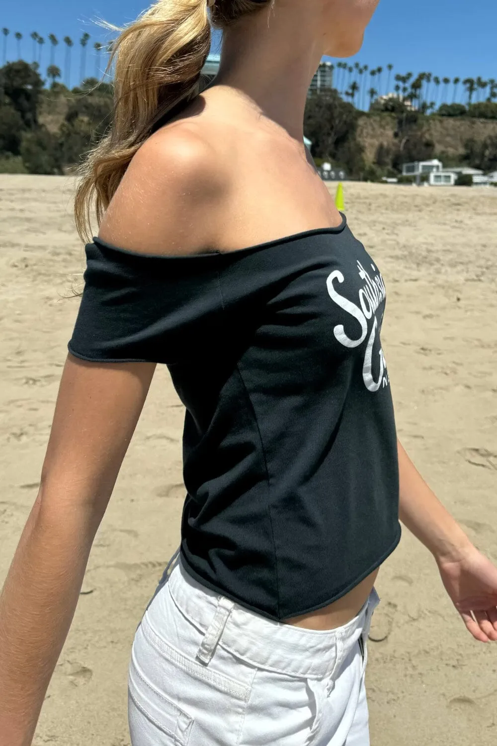 Bonnie Southside Guitars Crop Top