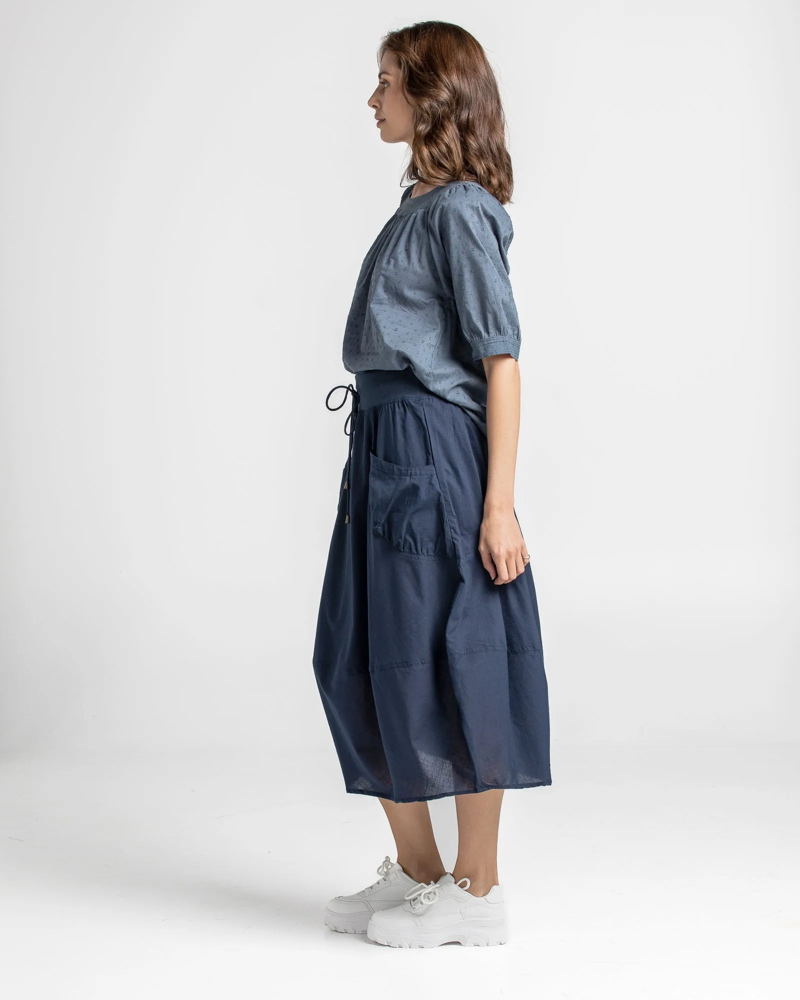 Boom Shankar Guru Skirt Navy