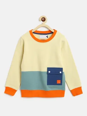 Boys Patch Pocket Sweatshirt