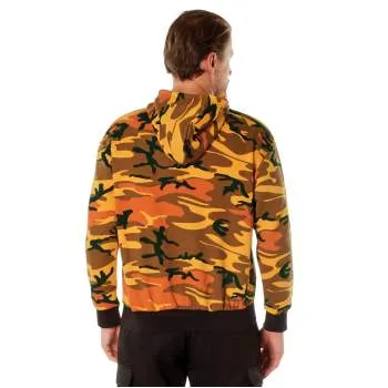 Camo Pullover Hooded Sweatshirt