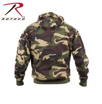 Camo Pullover Hooded Sweatshirt