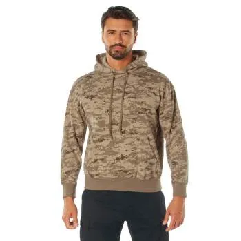 Camo Pullover Hooded Sweatshirt