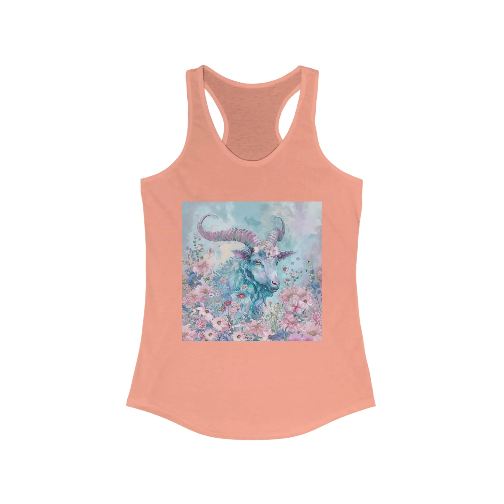 Capricorn zodiac Women's Ideal Racerback Tank