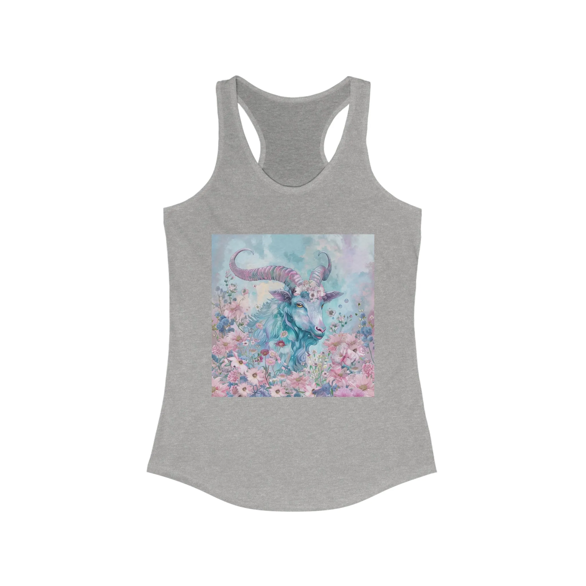 Capricorn zodiac Women's Ideal Racerback Tank