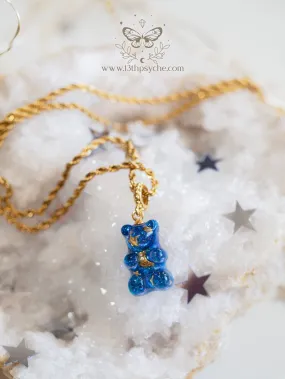 Celestial inspired Gummy bear Necklace