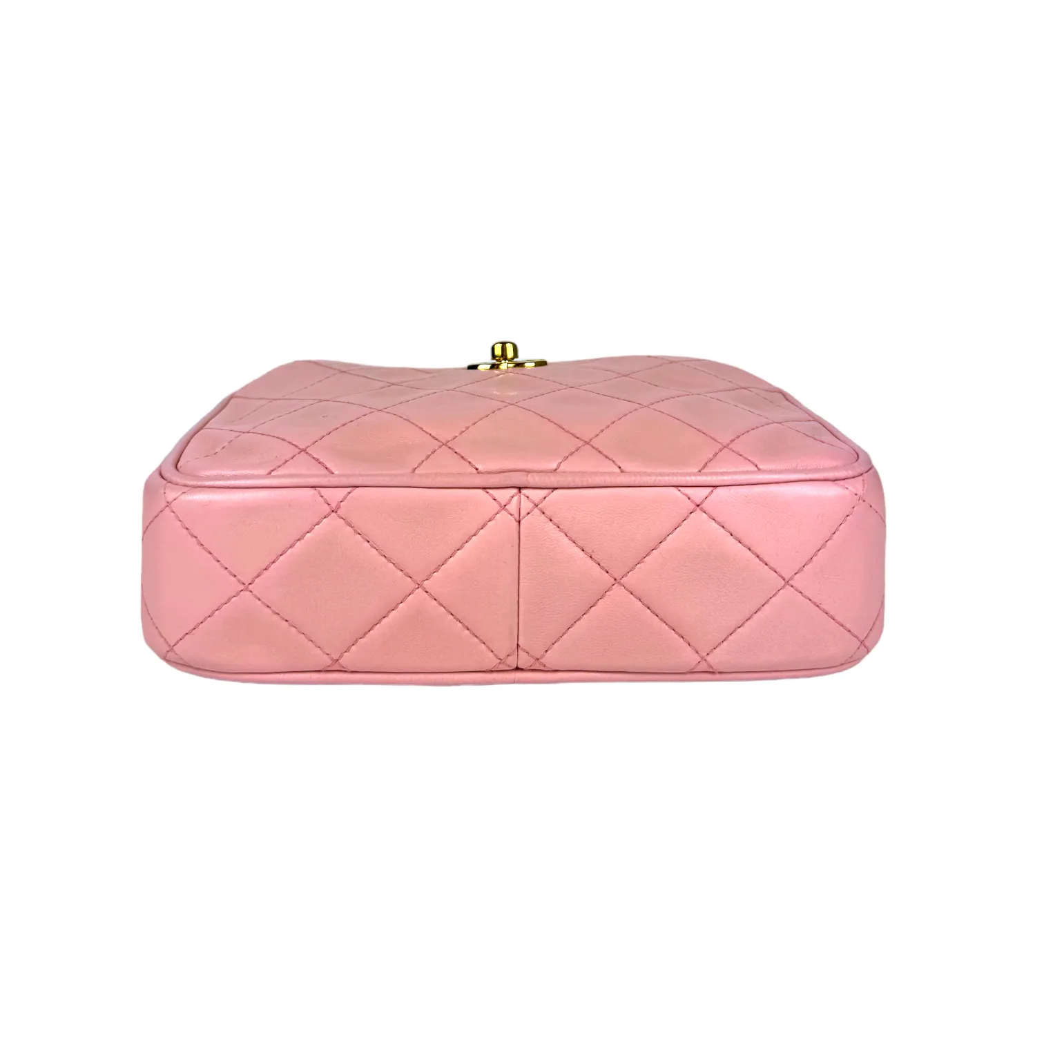 Chanel Camera Bag Small Pink Lambskin Gold