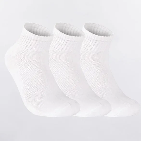 Citylab Men's Athletic Ankle Socks (White) M1013AK