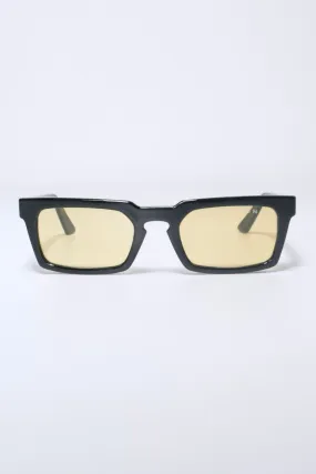 Clean Waves Type 02 Low Sunglasses - Black/Yellow