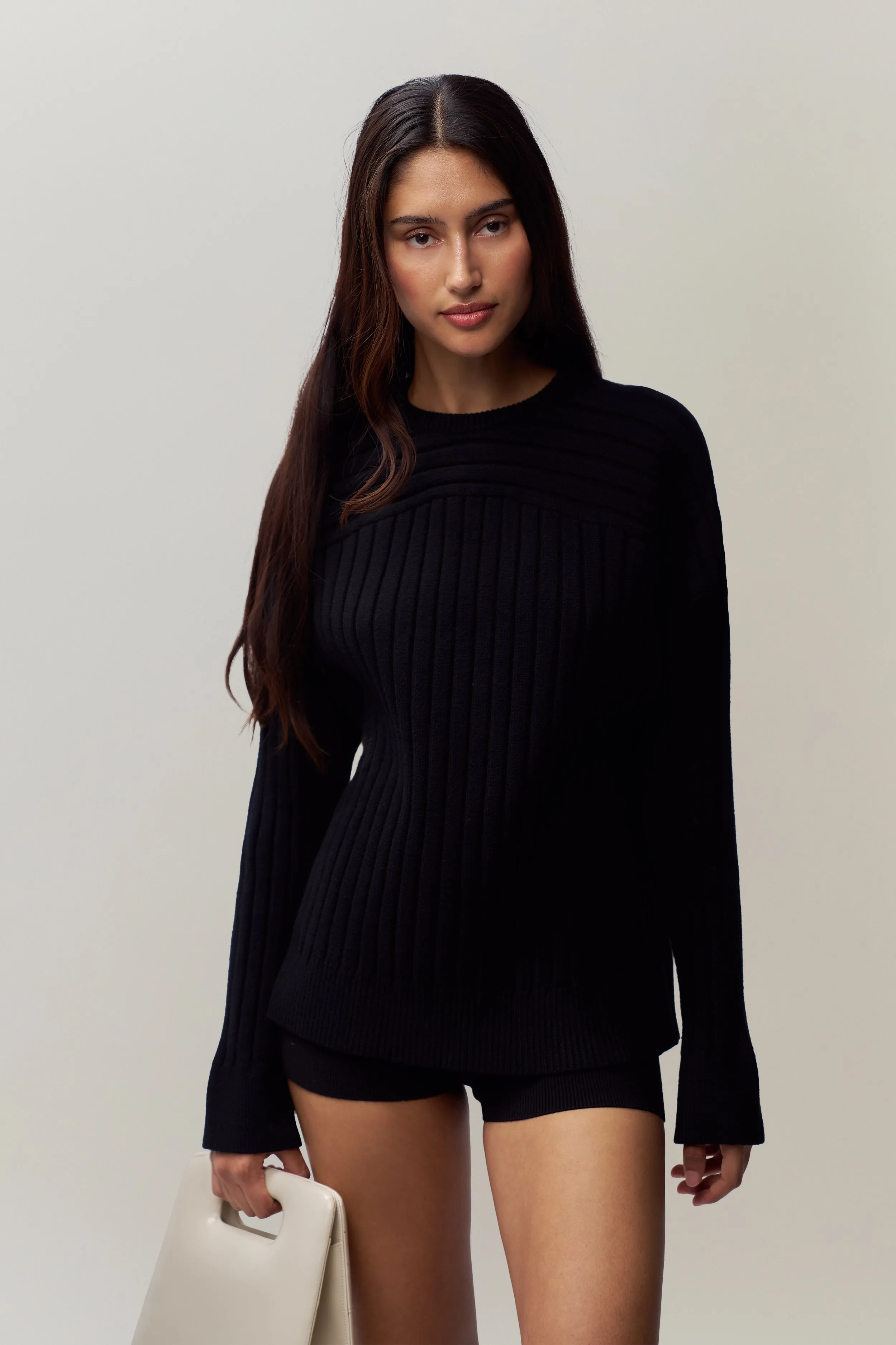 Cleon Rib Knit Pullover