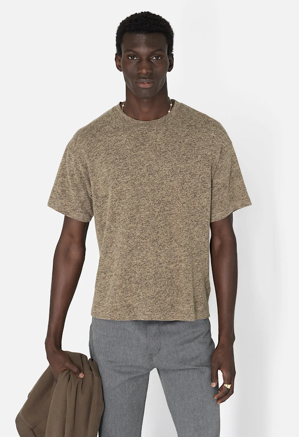 Co-Mix Cropped Tee / Desert Sand