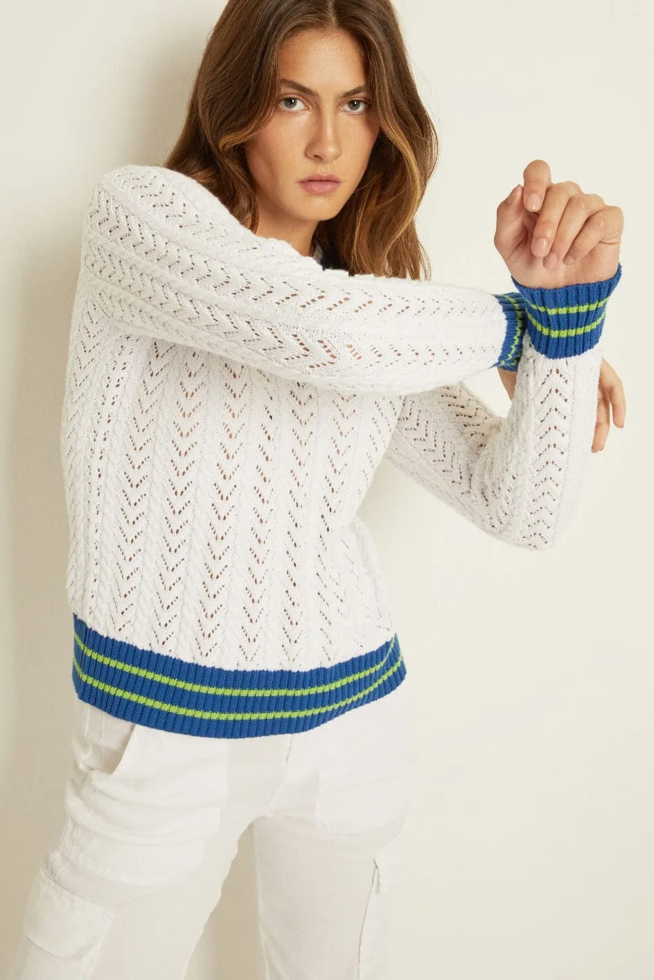 Coco Shrunken Tennis Pullover