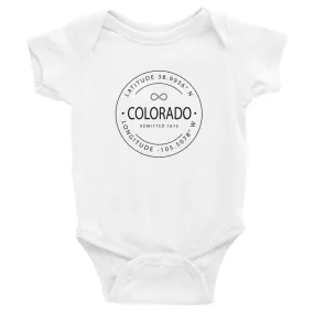 Colorado - Infant Bodysuit - Latitude & Longitude