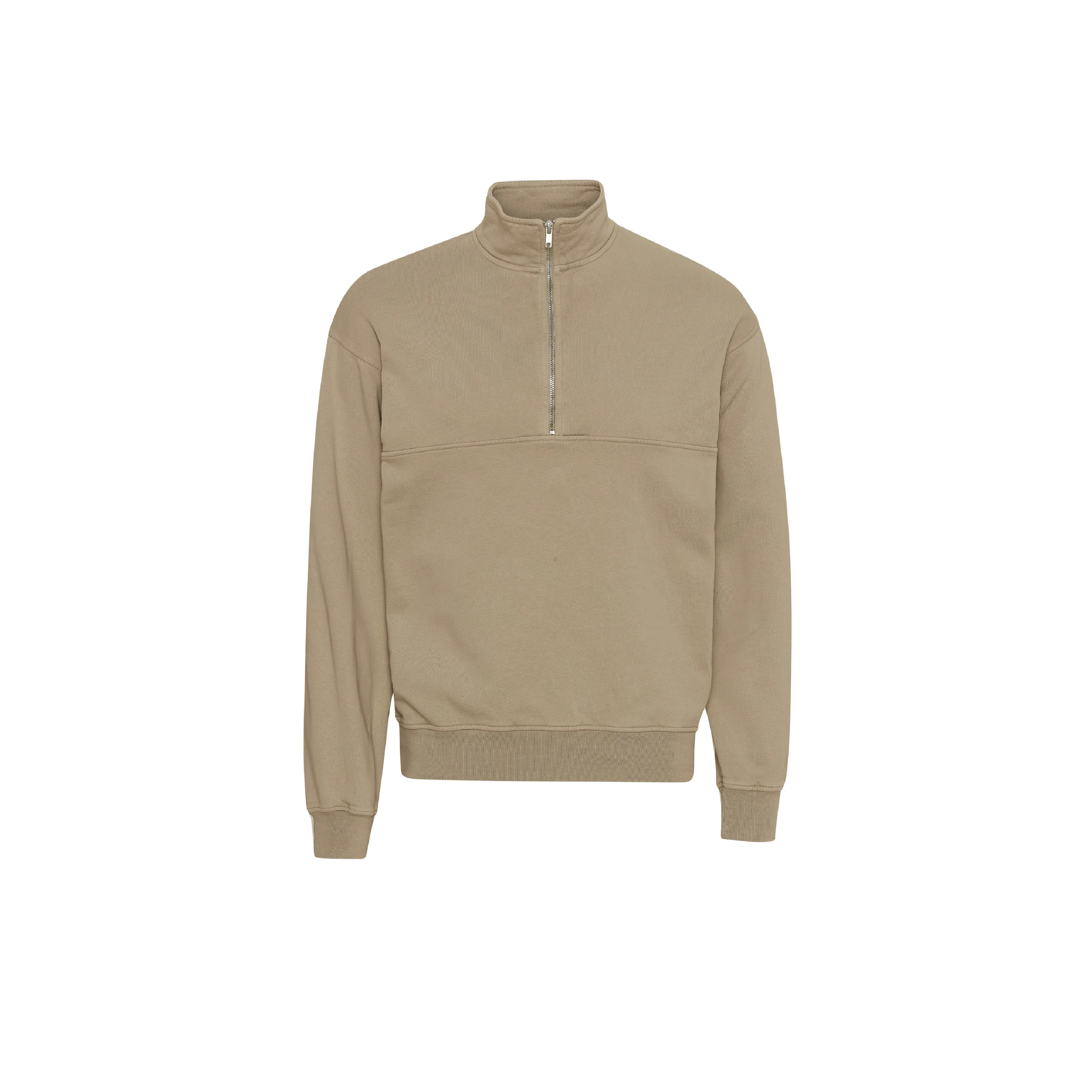 Colorful Standard Organic Quarter Zip Oyster Grey