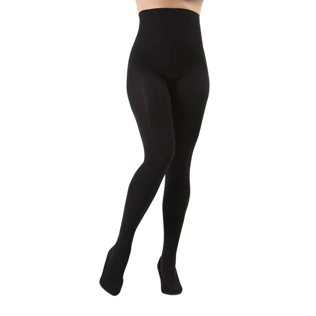 Completely Opaque Control Top Tights