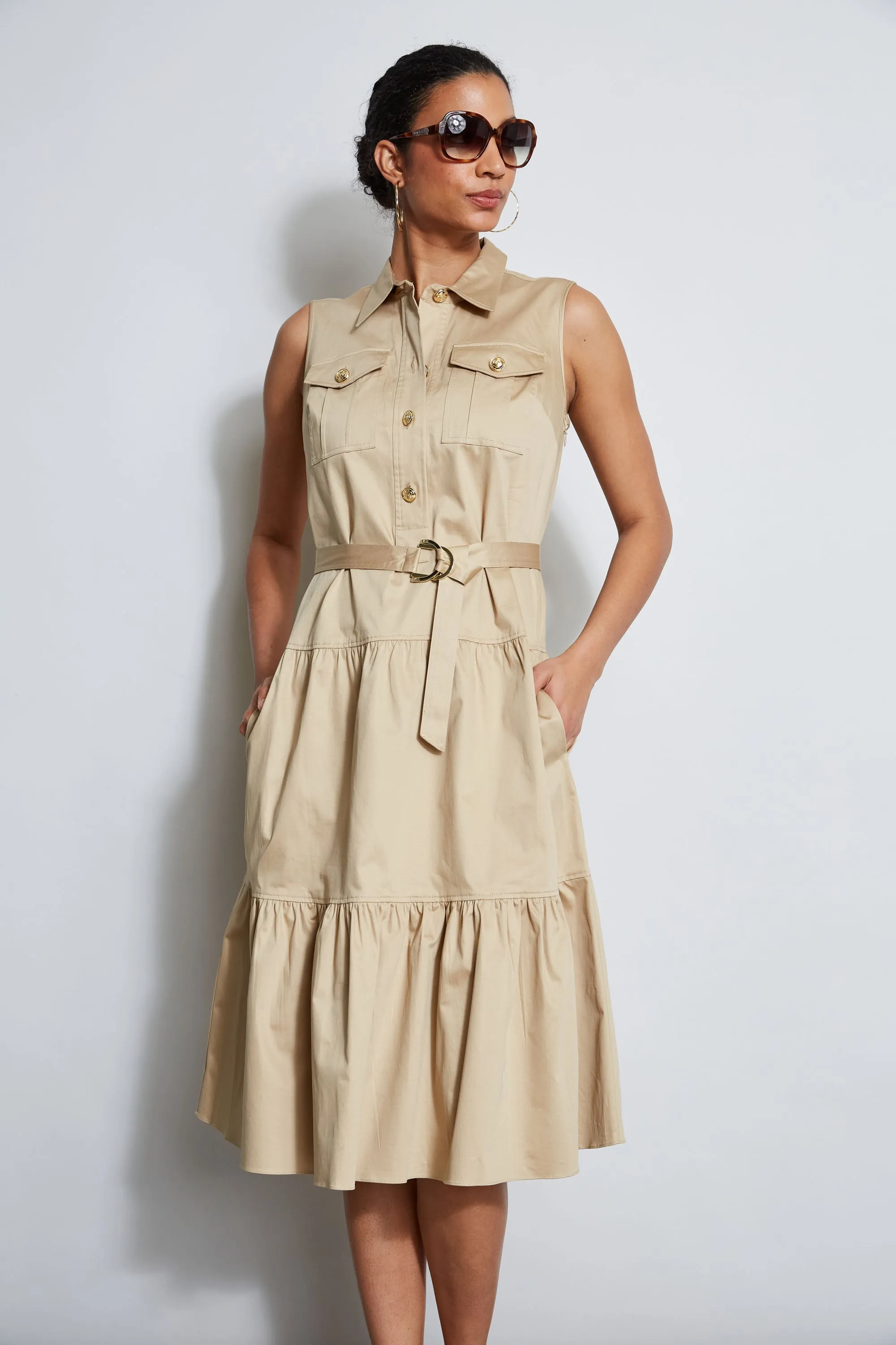 Cotton Utility Dress