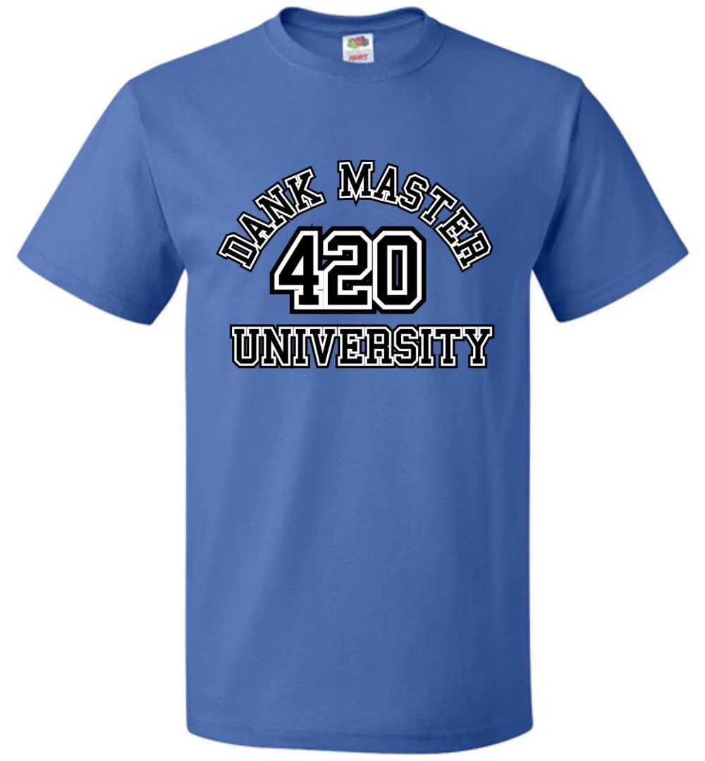 Dank Master 420 University T-shirt - Blue [5 colors]