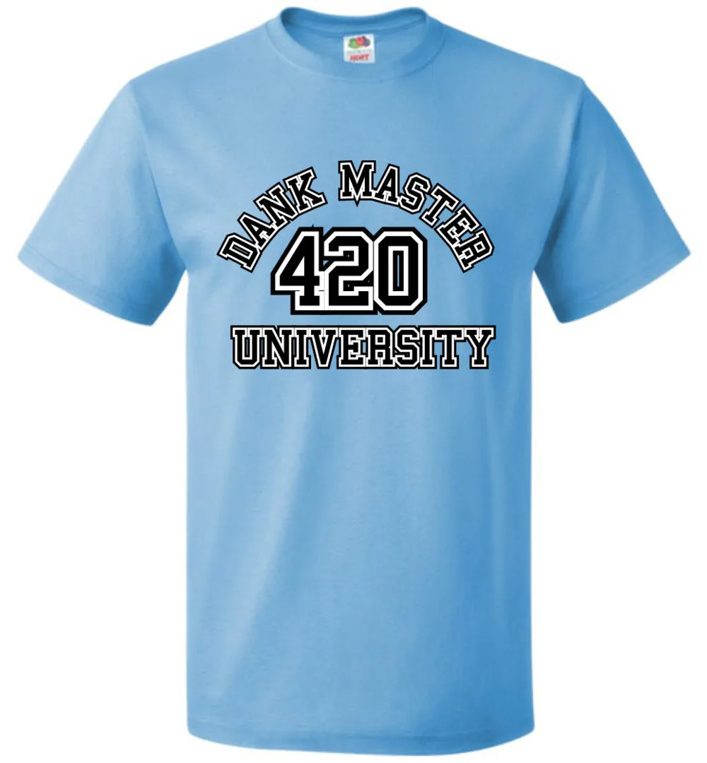 Dank Master 420 University T-shirt - Blue [5 colors]