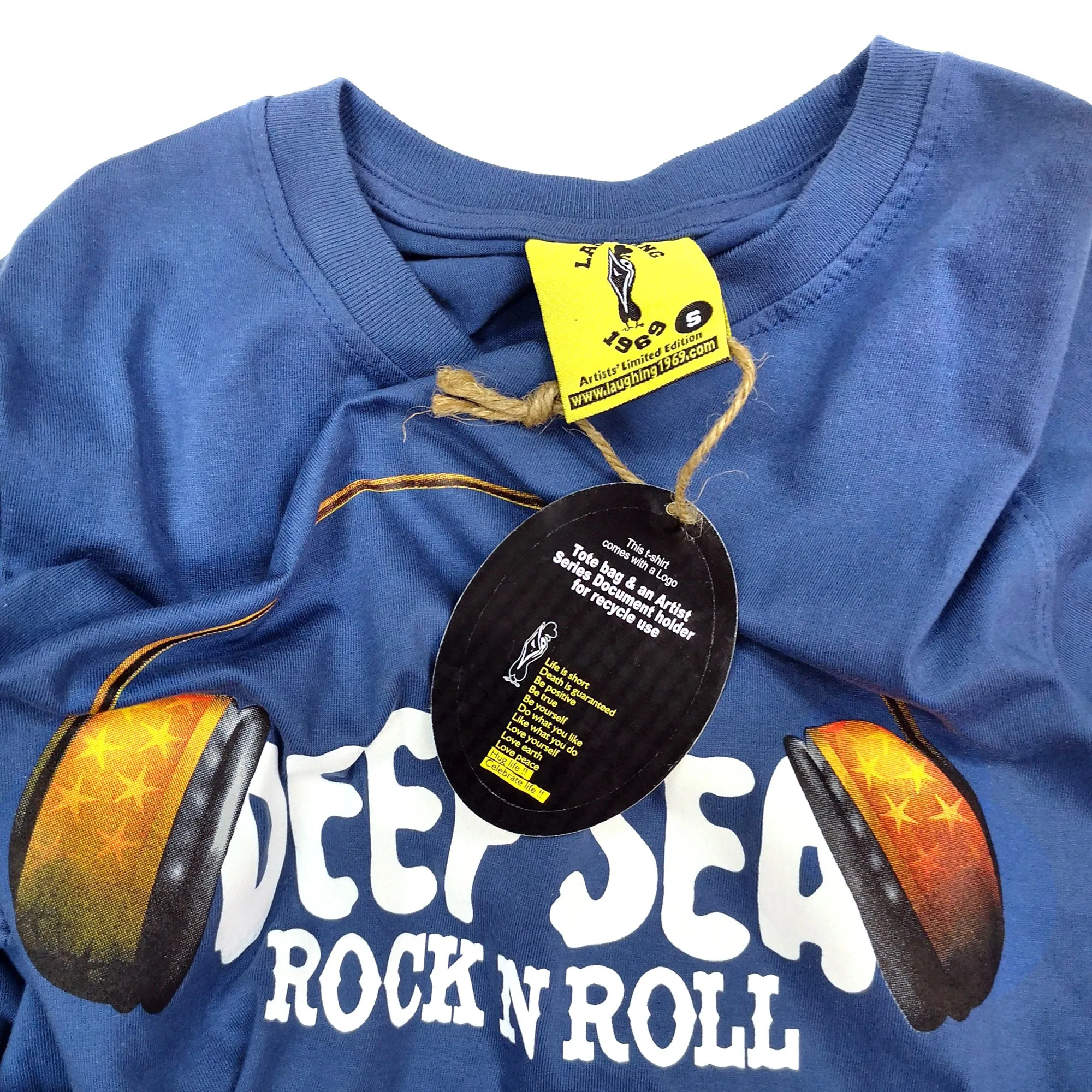 Deep Sea Rock n Roll Unisex Tee (Steel Blue)