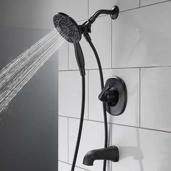 Delta Larkin Bathtub & Shower Faucet with In2ition Shower Head