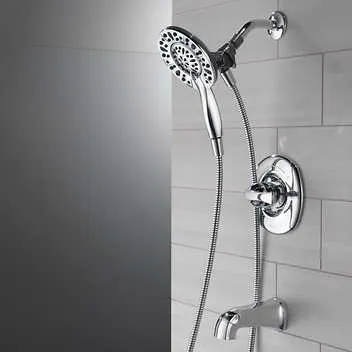 Delta Larkin Bathtub & Shower Faucet with In2ition Shower Head