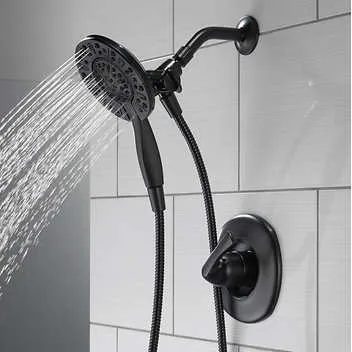 Delta Larkin Bathtub & Shower Faucet with In2ition Shower Head