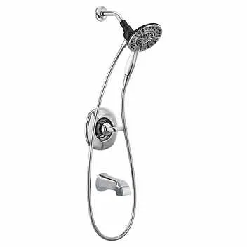 Delta Larkin Bathtub & Shower Faucet with In2ition Shower Head