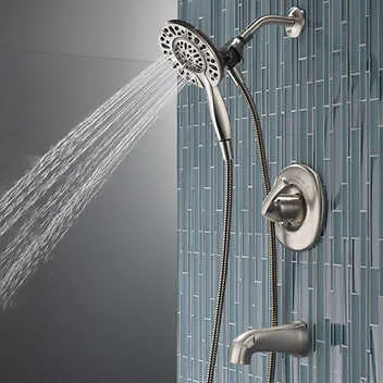 Delta Larkin Bathtub & Shower Faucet with In2ition Shower Head