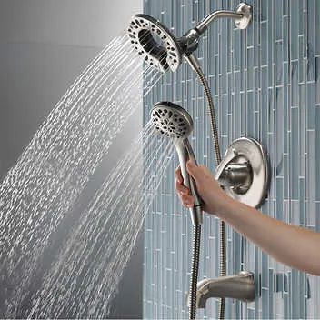 Delta Larkin Bathtub & Shower Faucet with In2ition Shower Head