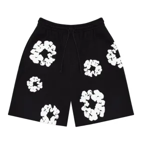 Denim Tears Cotton Wreath Sweatshorts Black