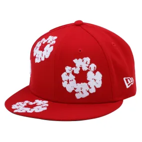 Denim Tears New Era Cotton Wreath 59/50 Red