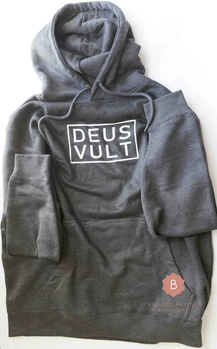 Deus Vult Catholic Premium Catholic Men's Hoodie