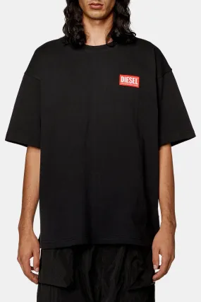 DIESEL T-NLABEL-L1 Tee - Black