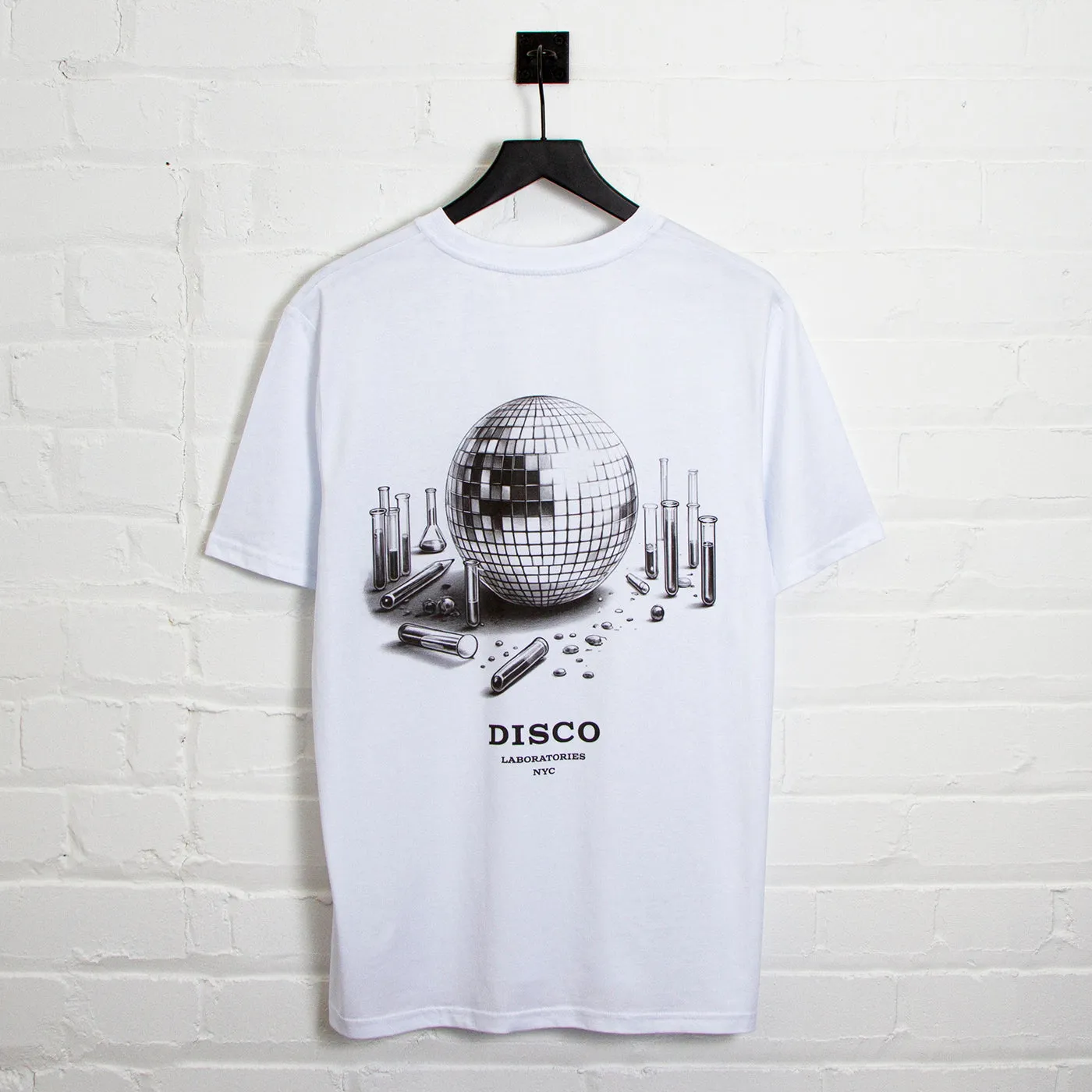 Disco Labs NYC Back Print - Tshirt - White