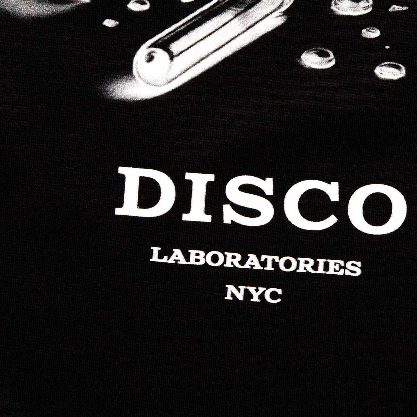 Disco Labs NYC Front Print - Tshirt - Black