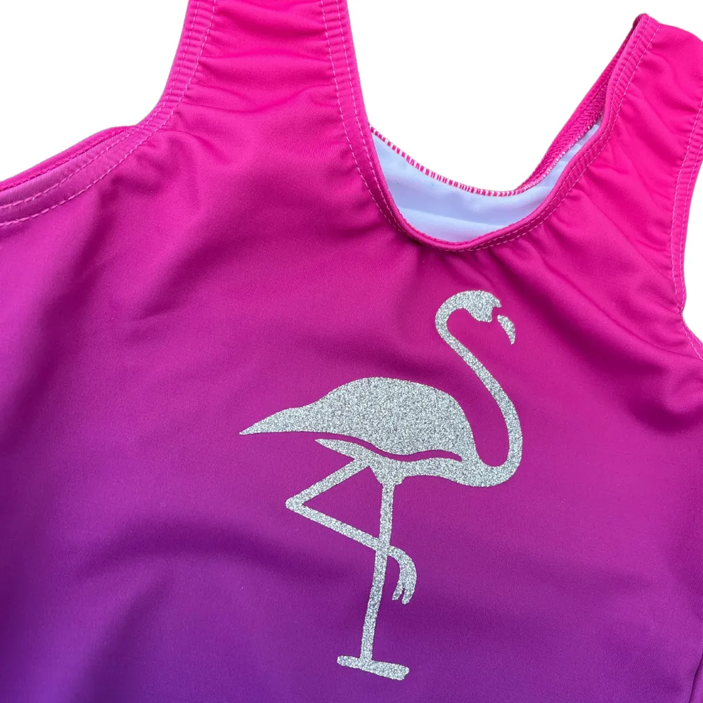 DIY Flamingo Decal Leotard