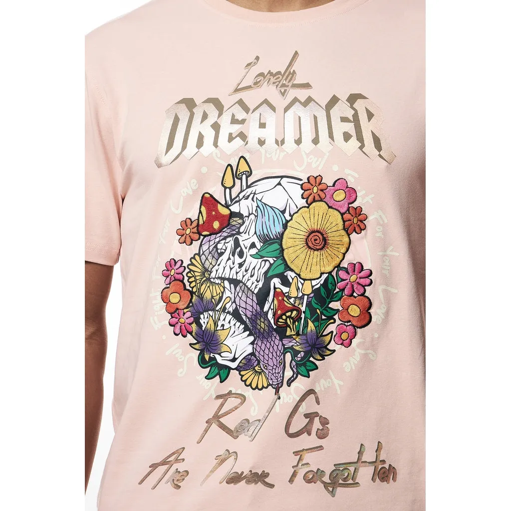 Dreamer Graphic Tee - Peach