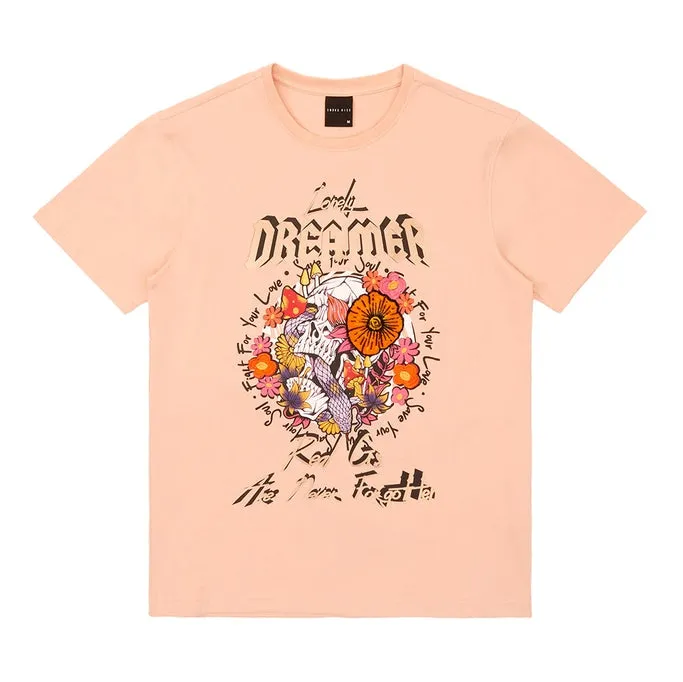 Dreamer Graphic Tee - Peach