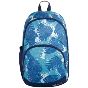 Dylan 15L Ferns Aqua Navy Blue Backpack