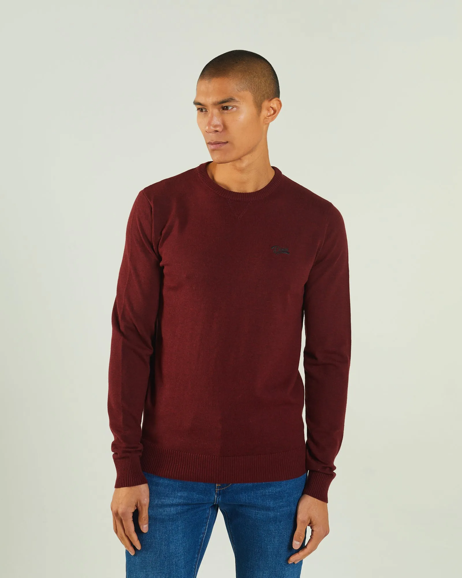 Dylan Round Neck Biking Red Melange