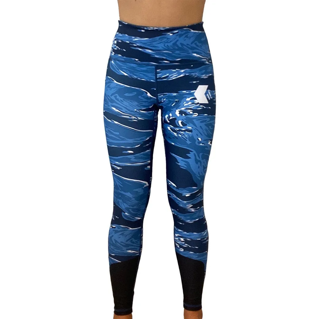 Element Karbon Midnight Blue Tiger Leggings