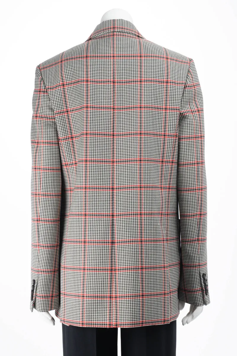 Elie Saab Check Oversize D.B. Jacket